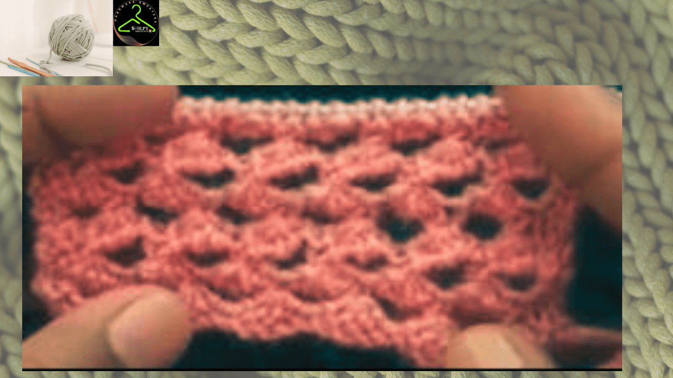 Grand eyelet knitting pattern