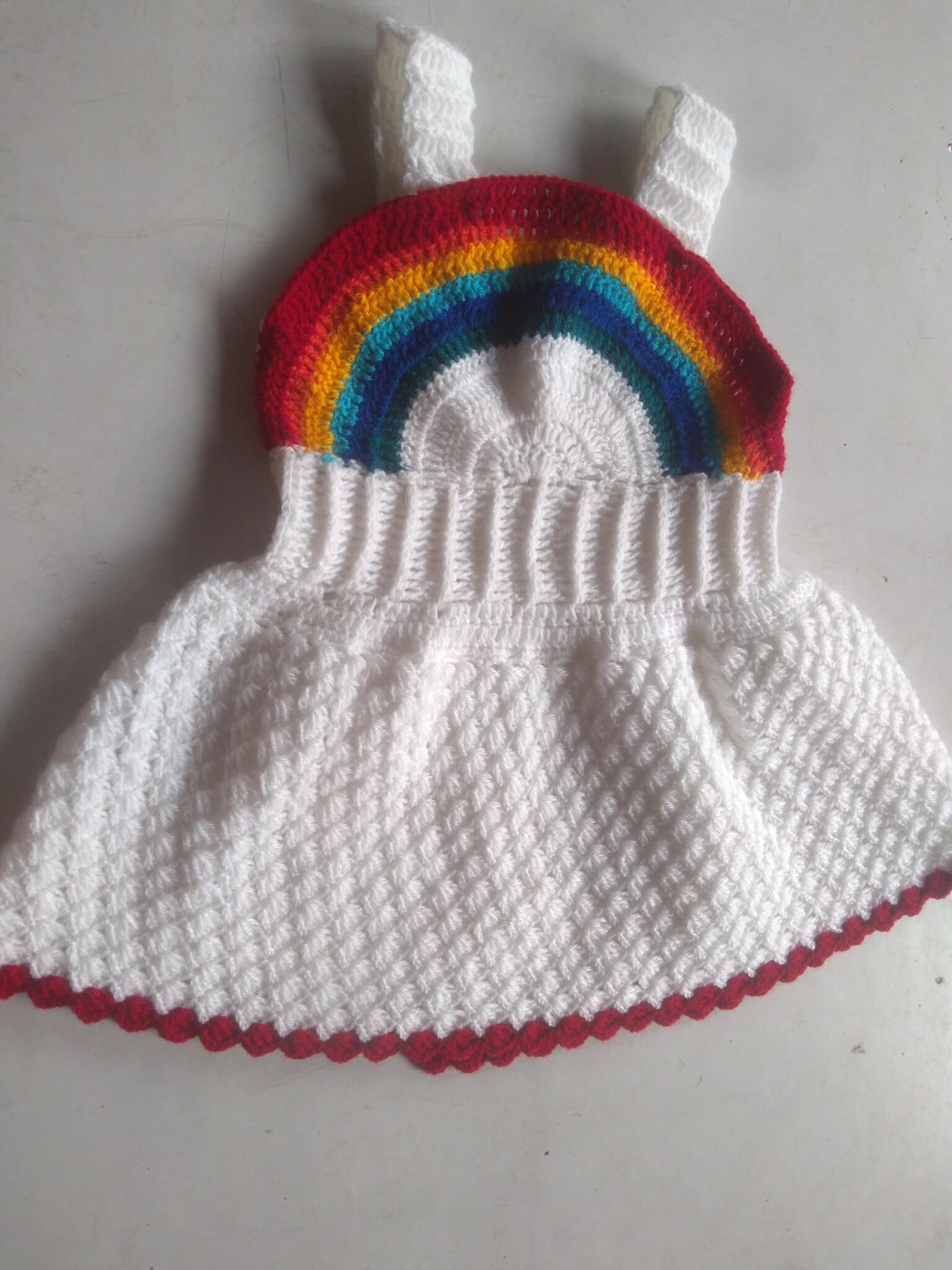 crochet baby dress