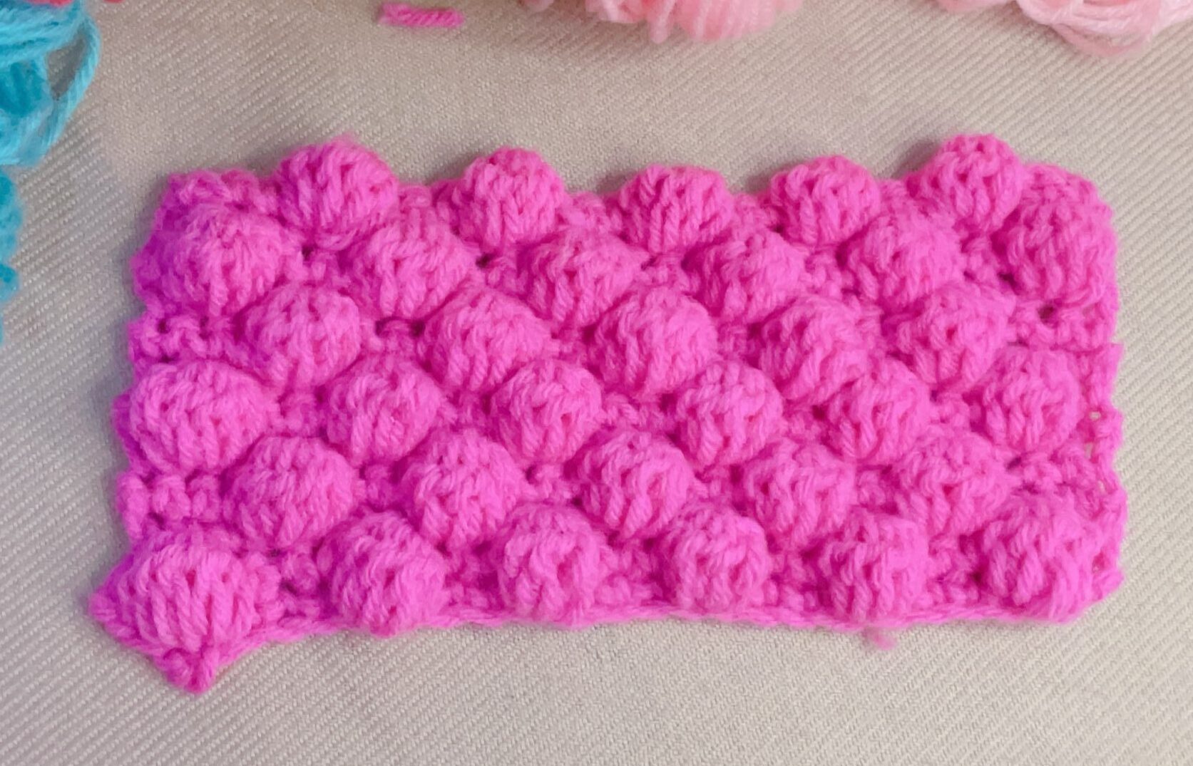Bobble Stitch Crochet Pattern