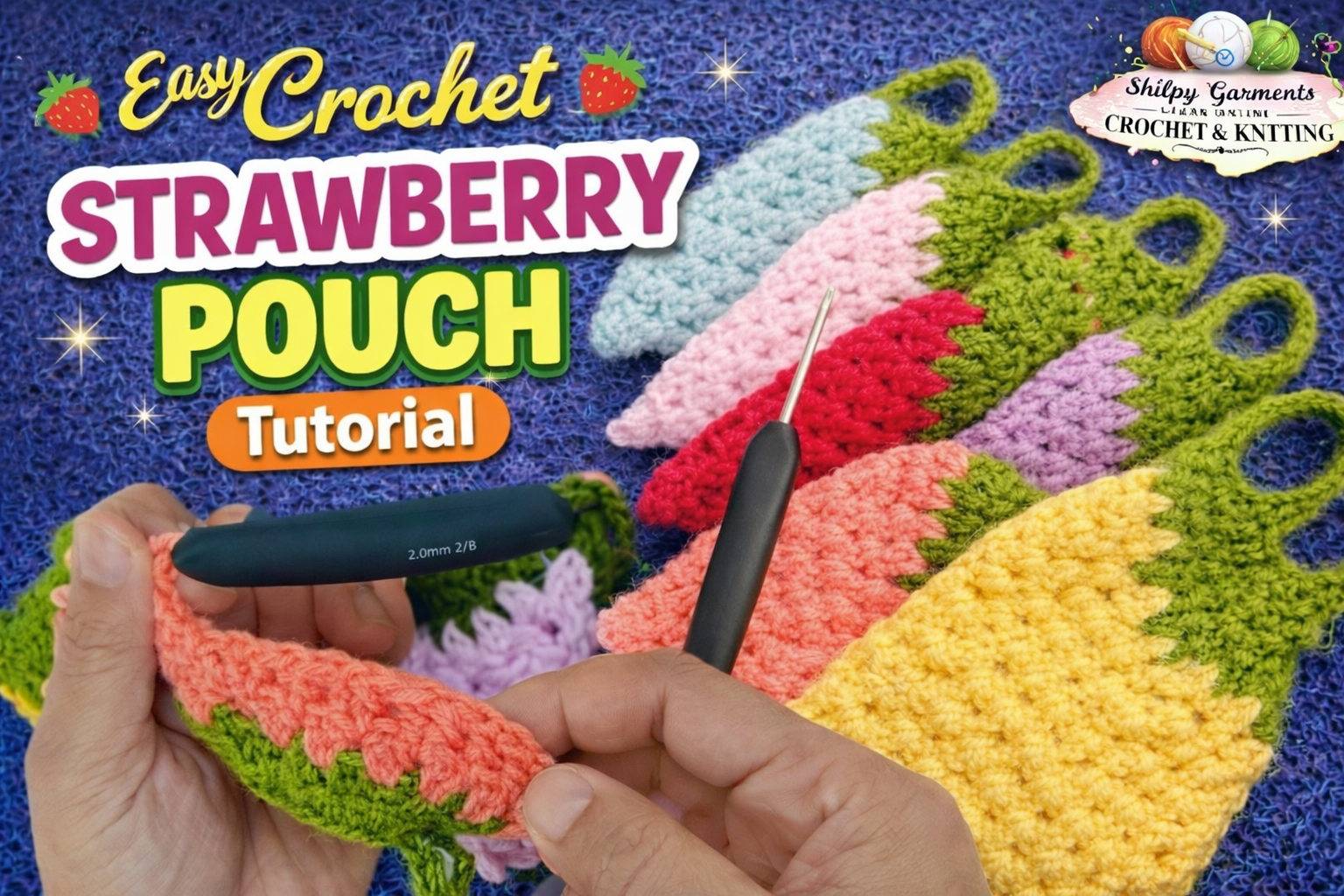 Strawberry Crochet Pouch: рдЖрд╕рд╛рди рдФрд░ рдЦреВрдмрд╕реВрд░рдд Crochet Strawberry Design