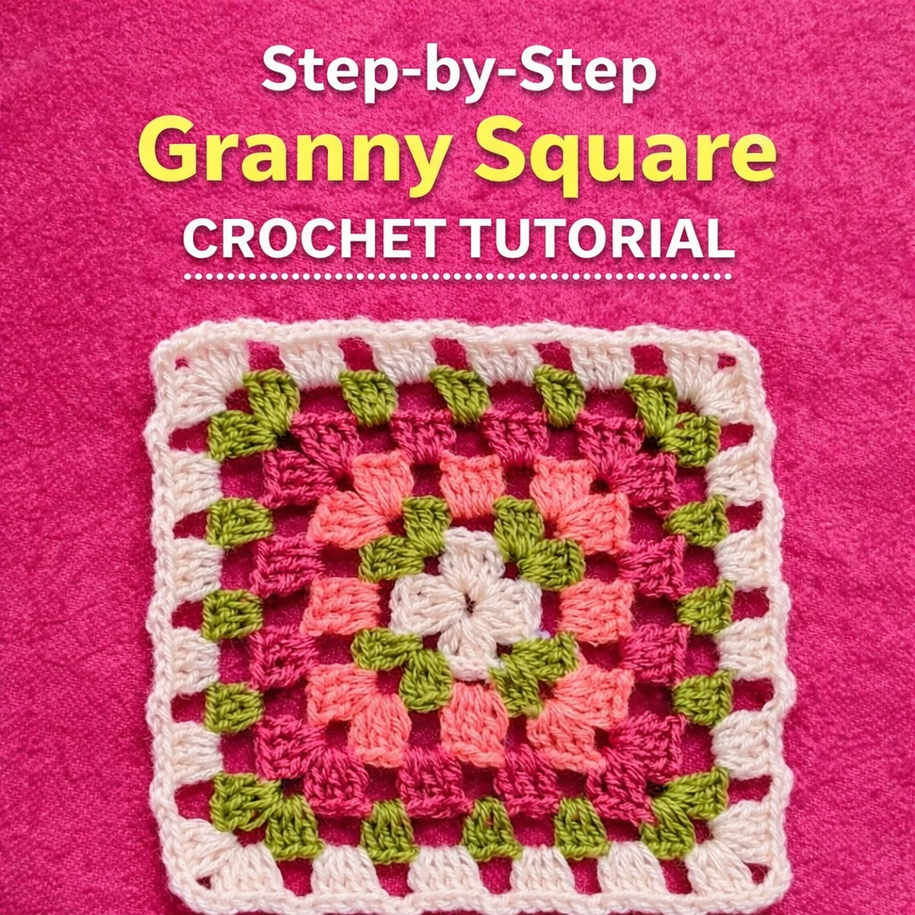 Step-by-Step Granny Square Crochet Tutorial