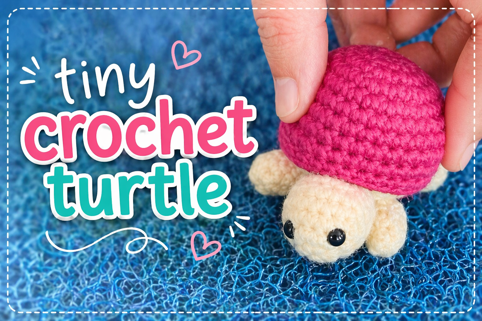 Tiny Crochet Turtle