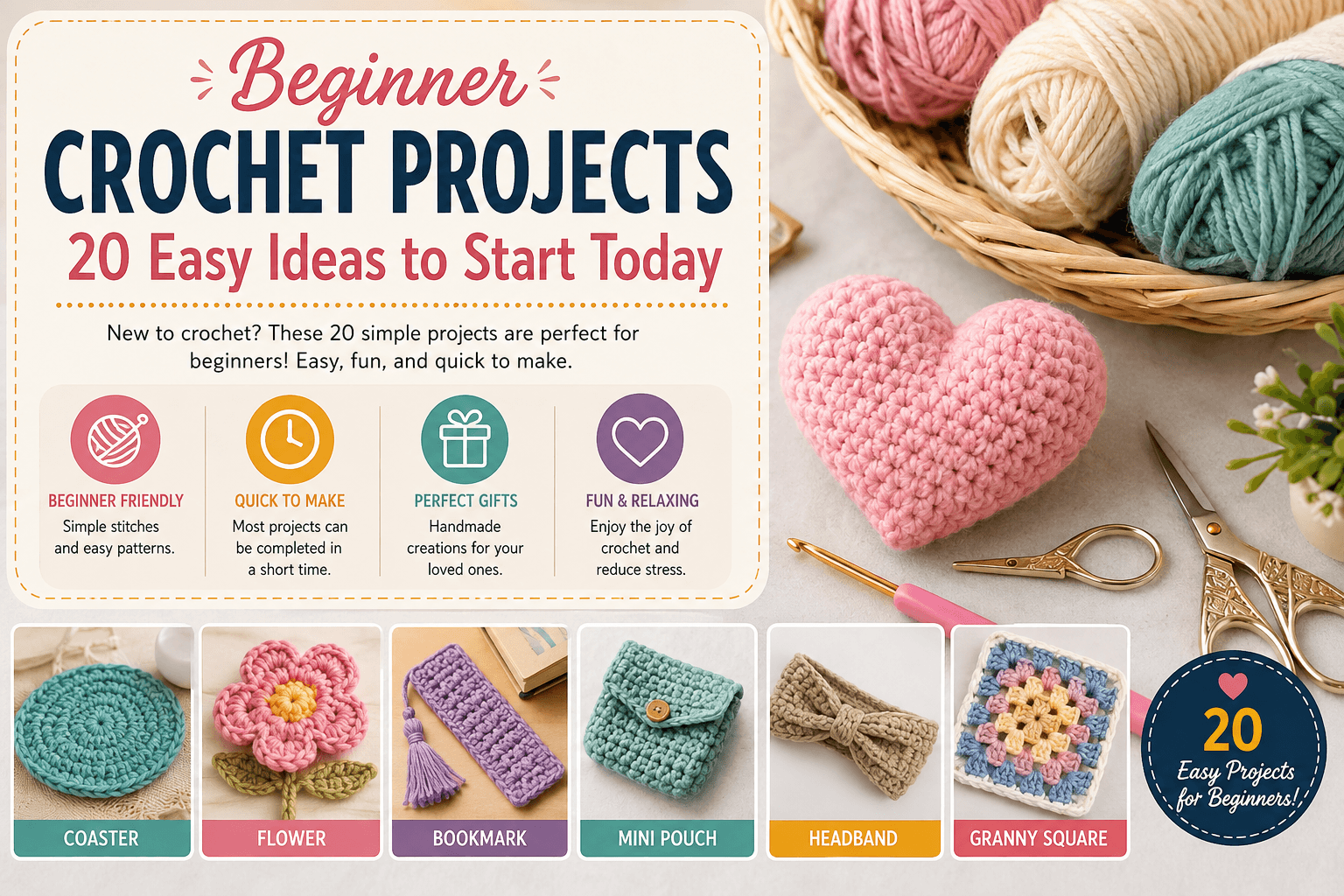 beginner-crochet-projects-20-easy-ideas.